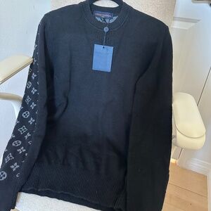 Louis Vuitton half-and-half monogram crewneck